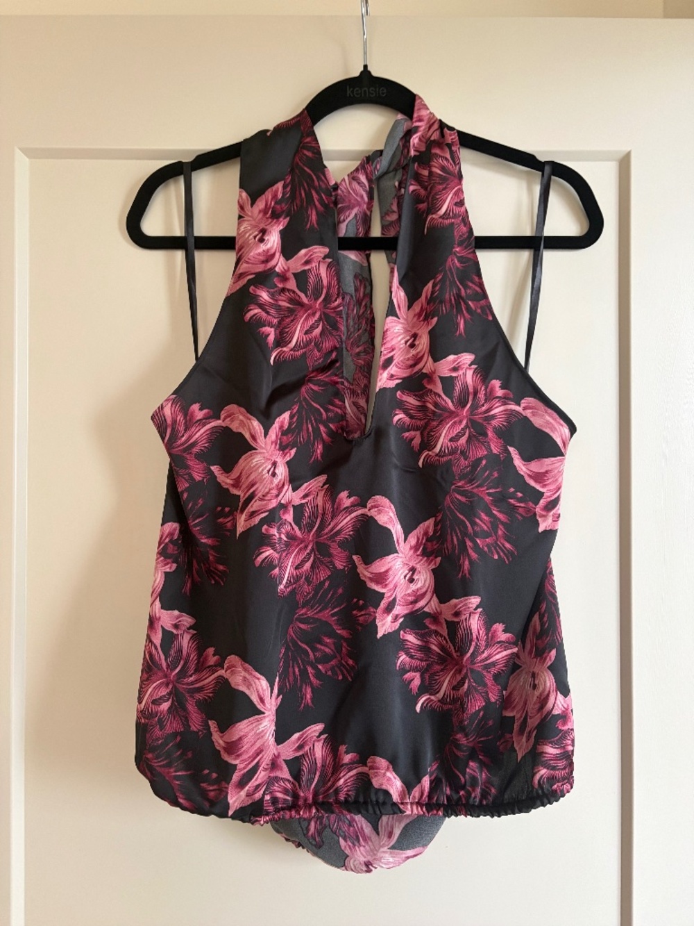 Loft halter neck blouse floral